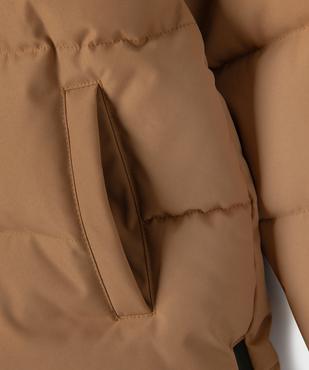 Blouson déperlant à capuche doublé polaire garçon vue4 - GEMO 4G GARCON - GEMO