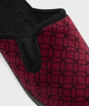 Chaussons mules confort dessus velours femme vue6 - G'FLEX - GEMO