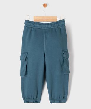 Pantalon en maille coupe cargo bébé garçon vue3 - GEMO(BEBE DEBT) - GEMO