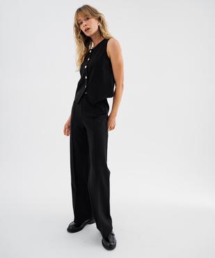 Gilet de costume sans manches en maille milano femme vue5 - GEMO(FEMME PAP) - GEMO