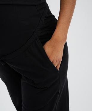 Legging de maternité coupe regular avec bandeau haut vue2 - GEMO 4G MATERN - GEMO