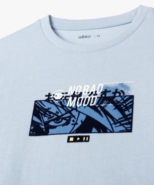 Tee-shirt garçon avec motif mangas vue3 - GEMO (JUNIOR) - GEMO
