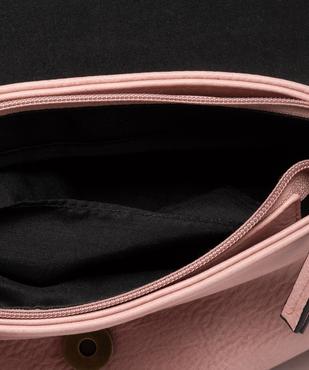 Sac femme à rabat aimanté et volume ajustable vue3 - GEMO (ACCESS) - GEMO