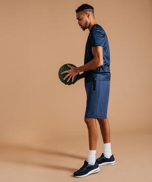 Bermuda de sport avec poches zippées homme vue6 - GEMO (HOMME) - GEMO