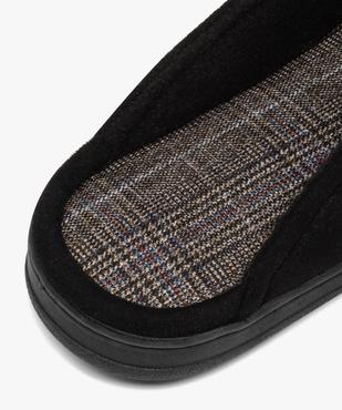 Chaussons homme mules d’intérieur en velours uni vue6 - GEMO(HOMWR HOM) - GEMO