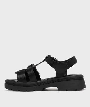 Sandales à brides sur semelle crantée femme - 5 Miles vue3 - 5 MILES - GEMO