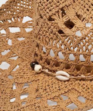 Chapeau de paille esprit cow-boy femme vue2 - GEMO (ACCESS) - GEMO