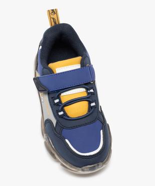 Baskets garçon jogger à scratch et semelle translucide vue5 - GEMO 4G GARCON - GEMO