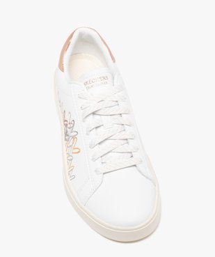 Baskets basses à lacets et détails brillants femme  - Skechers vue5 - SKECHERS - GEMO