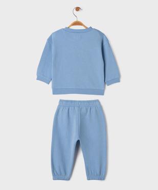 Ensemble 2 pièces sweat + jogging bébé garçon vue3 - GEMO 4G BEBE - GEMO