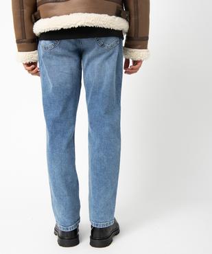Jean homme coupe Straight au coloris délavé vue3 - GEMO (HOMME) - GEMO