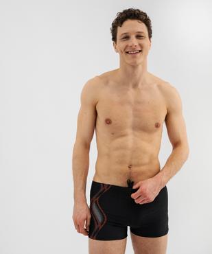 Maillot de bain boxer à rayures homme vue1 - GEMO 4G HOMME - GEMO