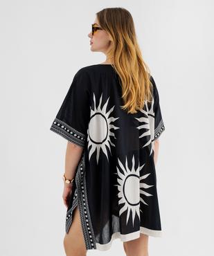 Robe de plage à motifs soleils femme vue3 - GEMO (PLAGE) - GEMO