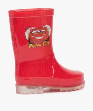 Bottes de pluie garçon avec motif sur la tige – Cars vue4 - CARS - GEMO