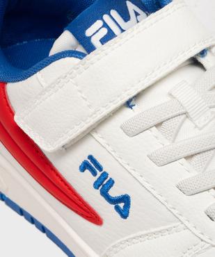 Baskets basses à scratch avec empiècements colorés garçon - Fila vue6 - FILA - GEMO