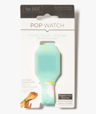 Montre enfant Touch ultra plate Pop Watch - be Mix vue1 - GEMO (ENFANT) - GEMO