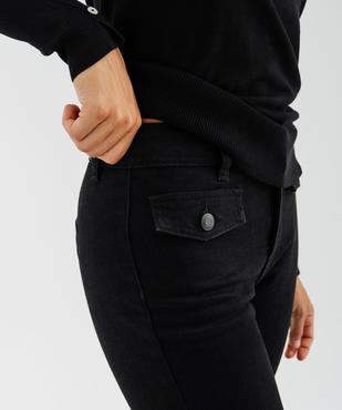 Jean bootcut taille haute femme vue2 - GEMO 4G FEMME - GEMO