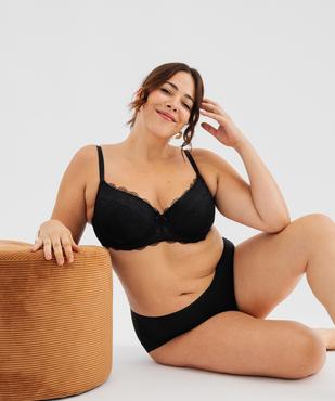 Soutien-gorge grande taille à armatures et coques fines  vue11 - GEMO(HOMWR FEM) - GEMO