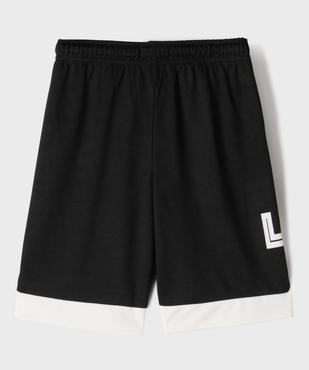 Bermuda de sport en mesh à taille élastiquée garçon vue3 - GEMO (ENFANT) - GEMO