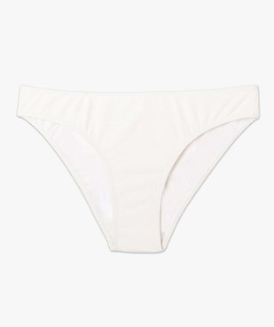 Bas de maillot de bain femme en maille gaufrée vue4 - GEMO 4G FEMME - GEMO