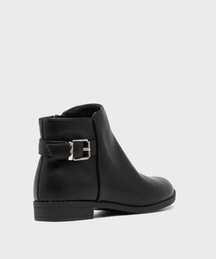 Boots zippées à talon plat femme - Valentina Baldano vue4 - VALENTINA BALDA - GEMO