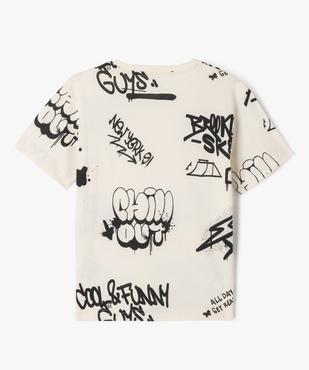 T-shirt imprimé à manches courtes garçon vue4 - GEMO (ENFANT) - GEMO