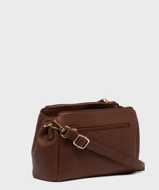 Sac besace multipoche à bandoulière amovible femme vue2 - GEMO (ACCESS) - GEMO