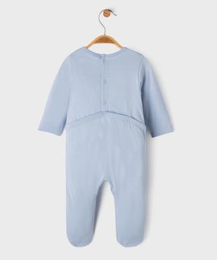 Pyjama dors-bien en coton avec motif sur le buste bébé garçon vue3 - GEMO(BB COUCHE) - GEMO