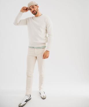 Pull en coton homme vue5 - GEMO (HOMME) - GEMO