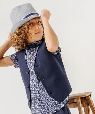 Gilet sans manches en viscose garçon vue1 - GEMO 4G GARCON - GEMO