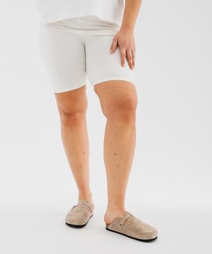 Legging court en maille extensible femme grande taille vue1 - GEMO (G TAILLE) - GEMO