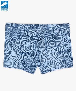 Short de bain bébé garçon à motif vagues en polyester recyclé - Gémo x Surfrider vue1 - SURFRIDER DTR - GEMO