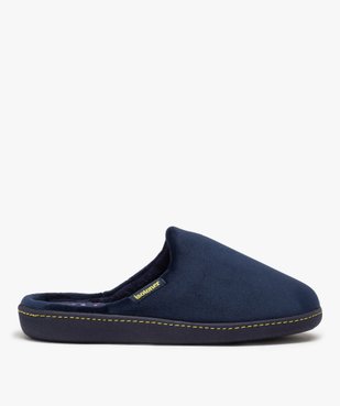 Chaussons femme mules en velours uni - Isotoner vue1 - ISOTONER - GEMO