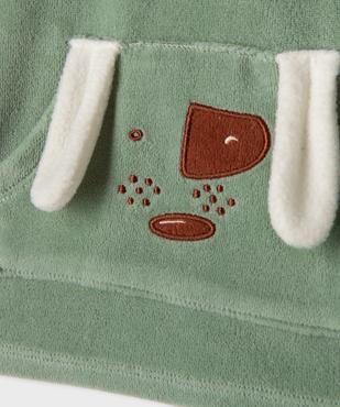 Pyjama en velours 2 pièces imprimées bébé vue2 - GEMO 4G BEBE - GEMO