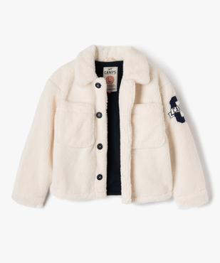 Blouson en maille peluche fille - Camps United vue2 - CAMPS UNITED - GEMO