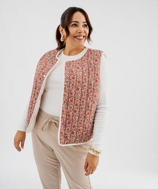 Gilet sans manches réversible femme grande taille vue3 - GEMO 4G GT - GEMO