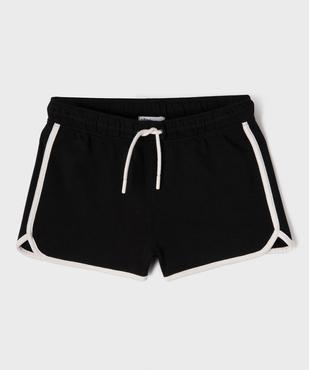 Short en maille French Terry avec taille ajustable fille vue1 - GEMO 4G FILLE - GEMO