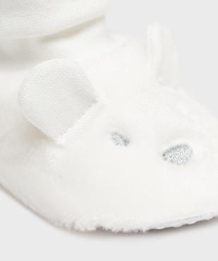 Chaussons de naissance avec détails en relief bébé fille vue6 - LITTLE LOVE - GEMO