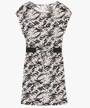 Robe femme loose à taille élastiquée vue4 - GEMO(FEMME PAP) - GEMO