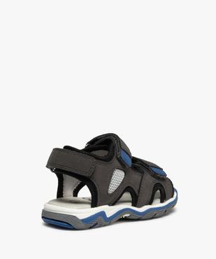 Sandales sport garçon multi-matières à brides scratch  vue4 - GEMO (ENFANT) - GEMO