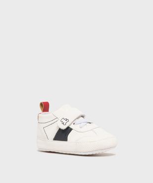 Chaussons de naissance look sneakers bébé - LuluCastagnette vue2 - LULU CASTAGNETTE GEMO FOR GOOD - GEMO