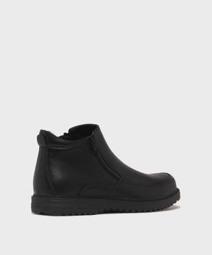 Boots fourrées confortables à double zip homme vue4 - G'FLEX - GEMO