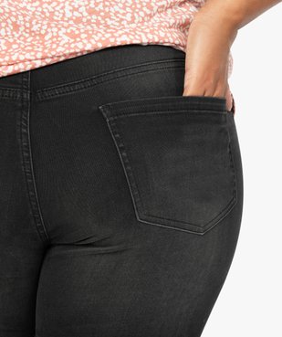 Jean femme grande taille coupe Slim 4 poches extensible vue2 - GEMO (G TAILLE) - GEMO