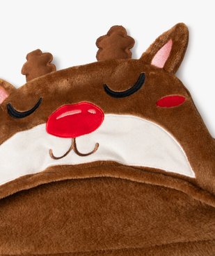 Plaid à capuche motif renne spécial Noël enfant vue3 - GEMO (ACCESS) - GEMO