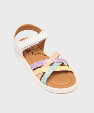 Sandales avec brides croisées à paillettes fille - Lovely Wings vue15 - LOVELY WINGS - GEMO