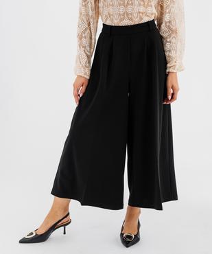 Pantacourt large fluide femme vue1 - GEMO(FEMME PAP) - GEMO