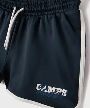 Short de sport à taille élastiquée fille - Camps United vue2 - CAMPS US - GEMO
