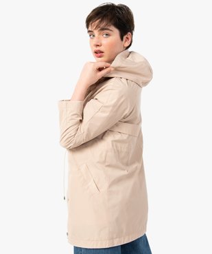 Parka femme imperméable à capuche vue3 - GEMO(FEMME PAP) - GEMO
