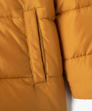 Blouson garçon matelassé doublé polaire vue4 - GEMO 4G GARCON - GEMO