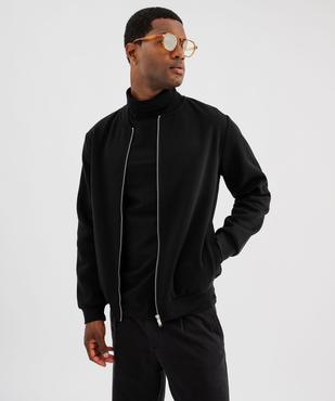 Sweat zippé en molleton doux homme vue7 - GEMO (HOMME) - GEMO